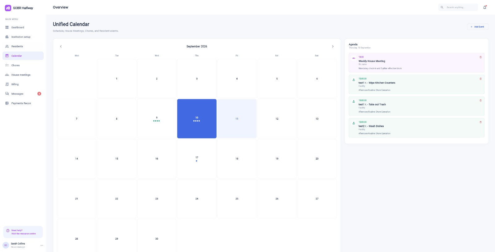 Unified Calendar
